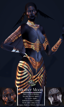 Second Life Marketplace - [Floro] Mother Moon Markings + BoM + Materials